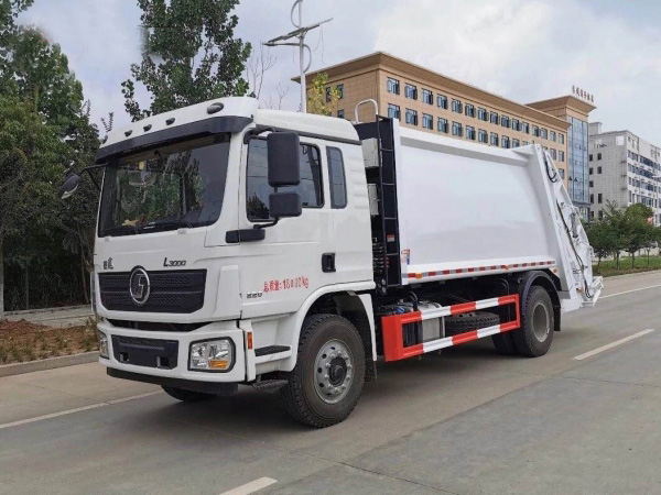 陕汽德龙L3000 14方压缩式垃圾车