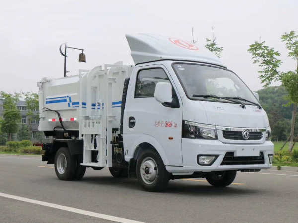 东风途逸挂桶垃圾车