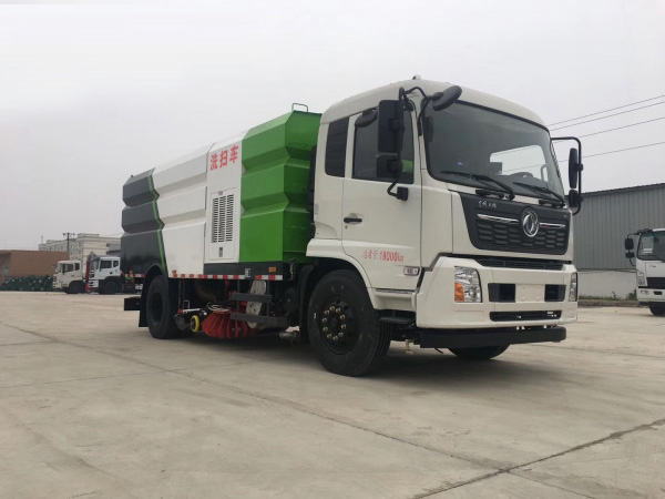 东风天锦洗扫车